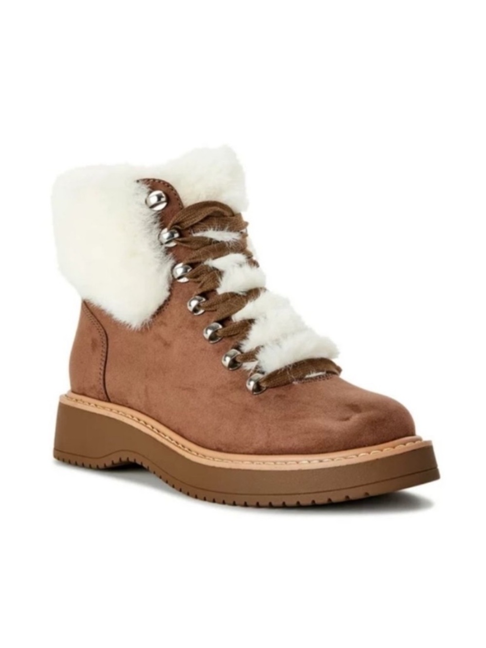 Steve Madden NYC Tan Suede Alaska Ankle Boots | 8